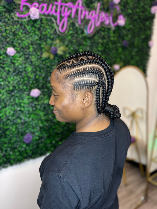 6-8 Braids w/ freestyle